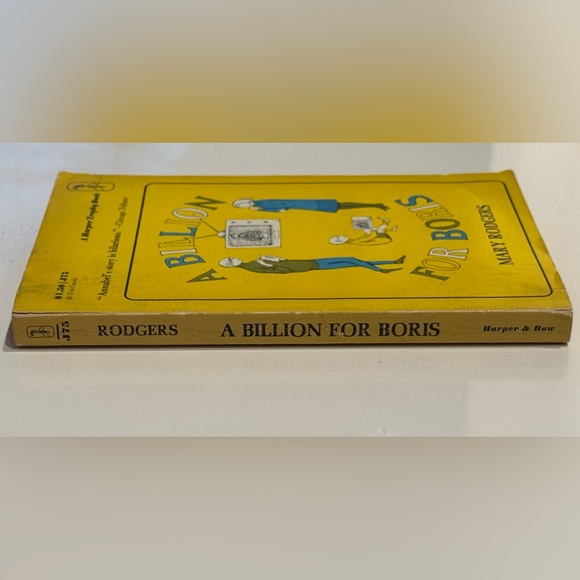 Vintage A Billion For Boris by Mary Rodgers - Freaky Friday sequel Edward Gorey - Picture 2 of 11